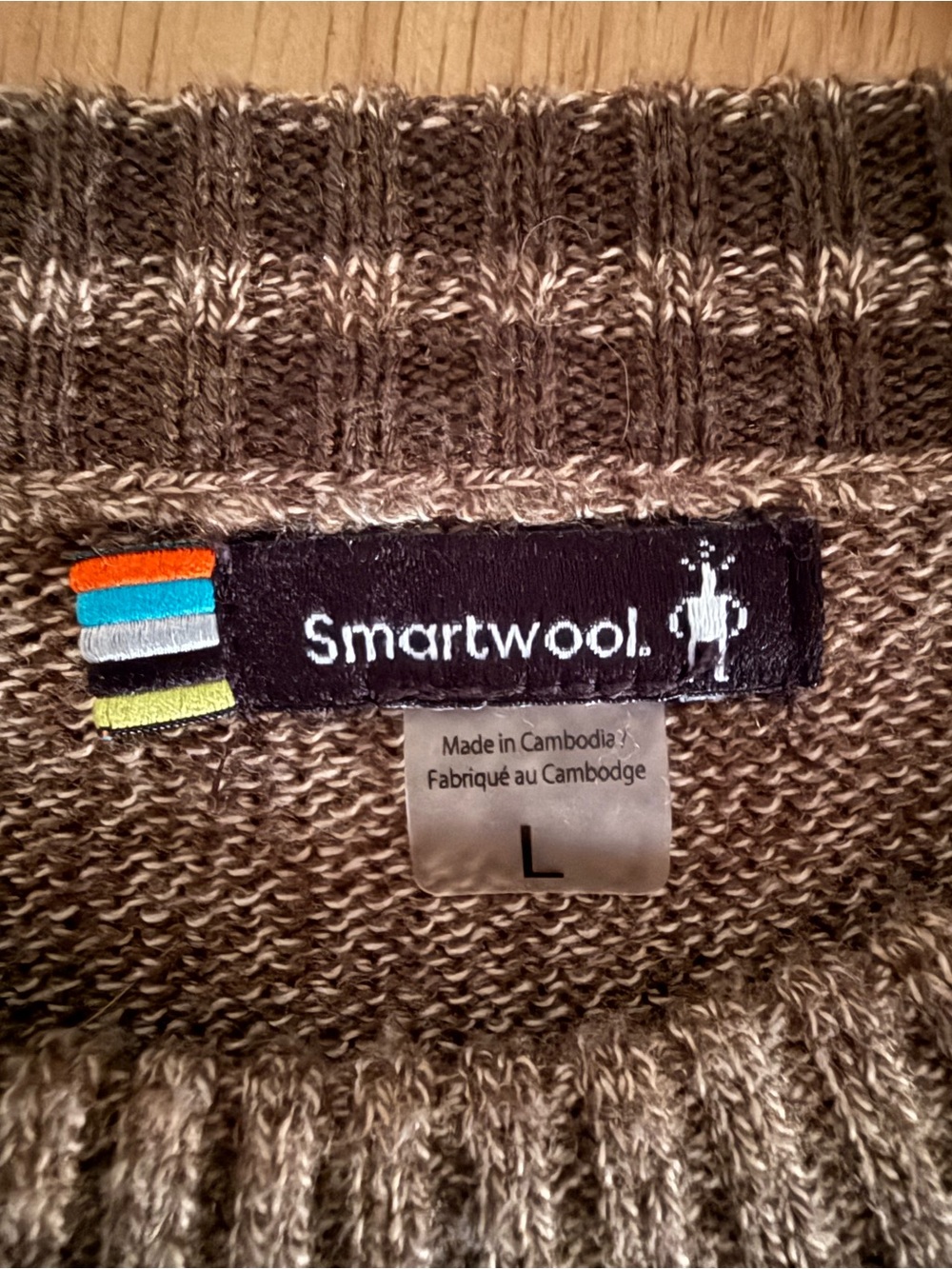 Smartwool Crewneck Sweater in Brown, Men’s M - Picture 3 of 3